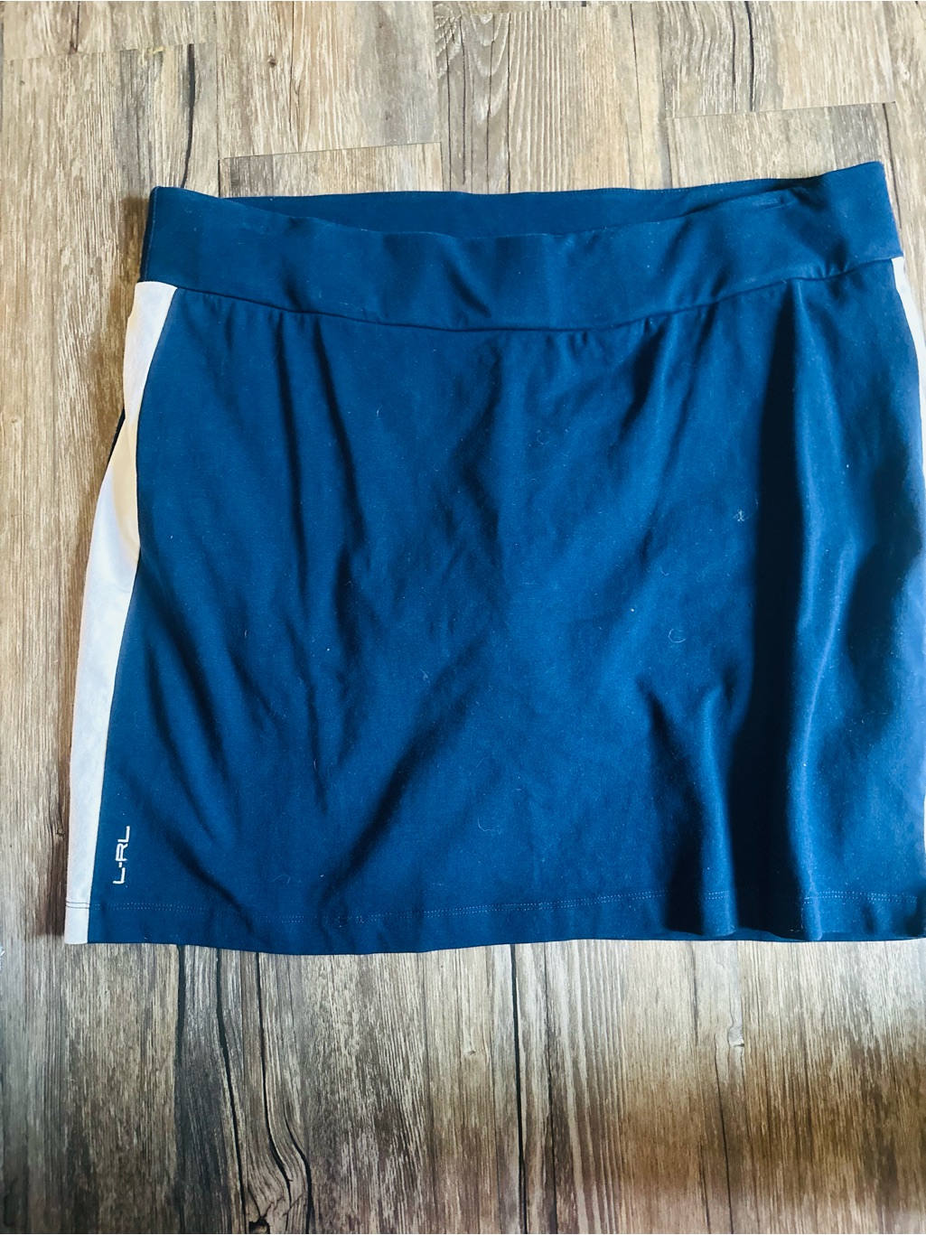 Ralph Lauren Navy And White Athletic Mini Skirt
